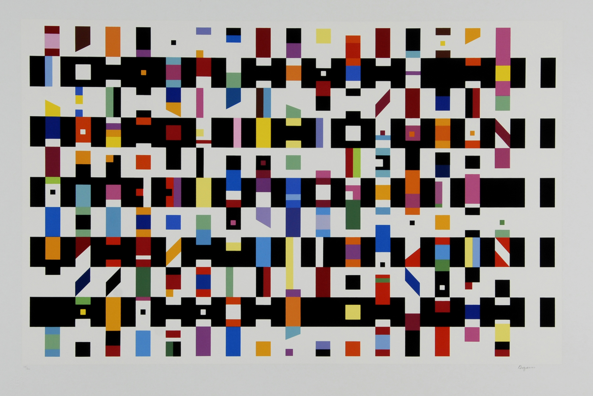 Yaacov Agam, Portfolio. Hommage à g.b.