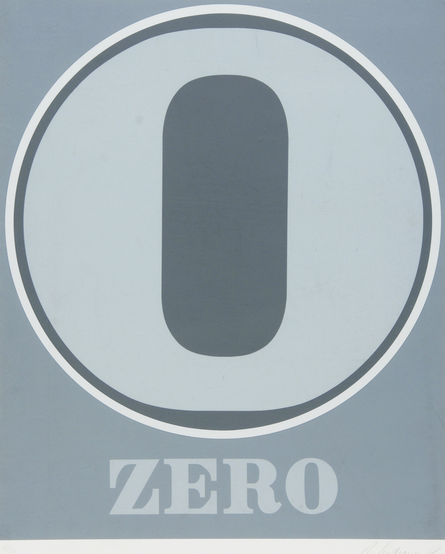 Robert Indiana, Zero, aus "Numbers"