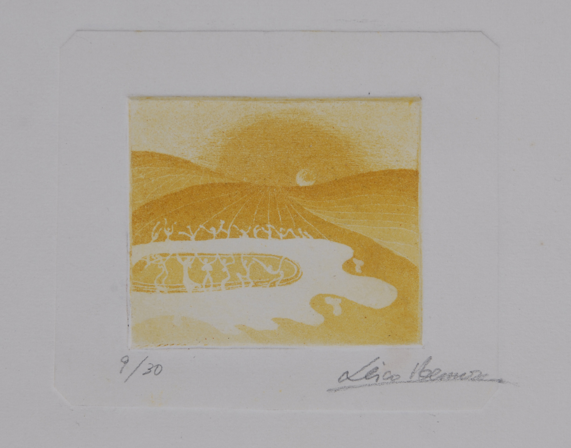 Leiko Ikemura, 2 sheets: Untitled