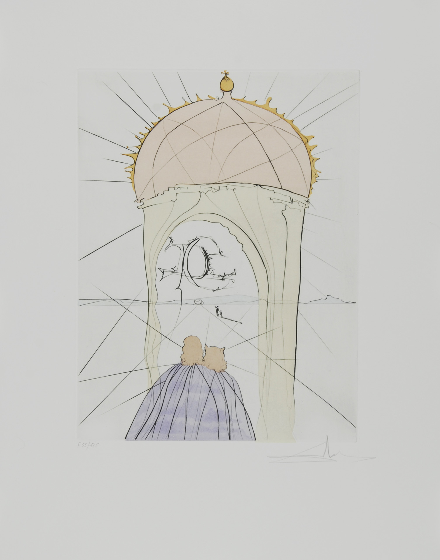 Salvador Dalí, Le musée du génie et du caprice, from "Après 50 ans de Surréalisme"