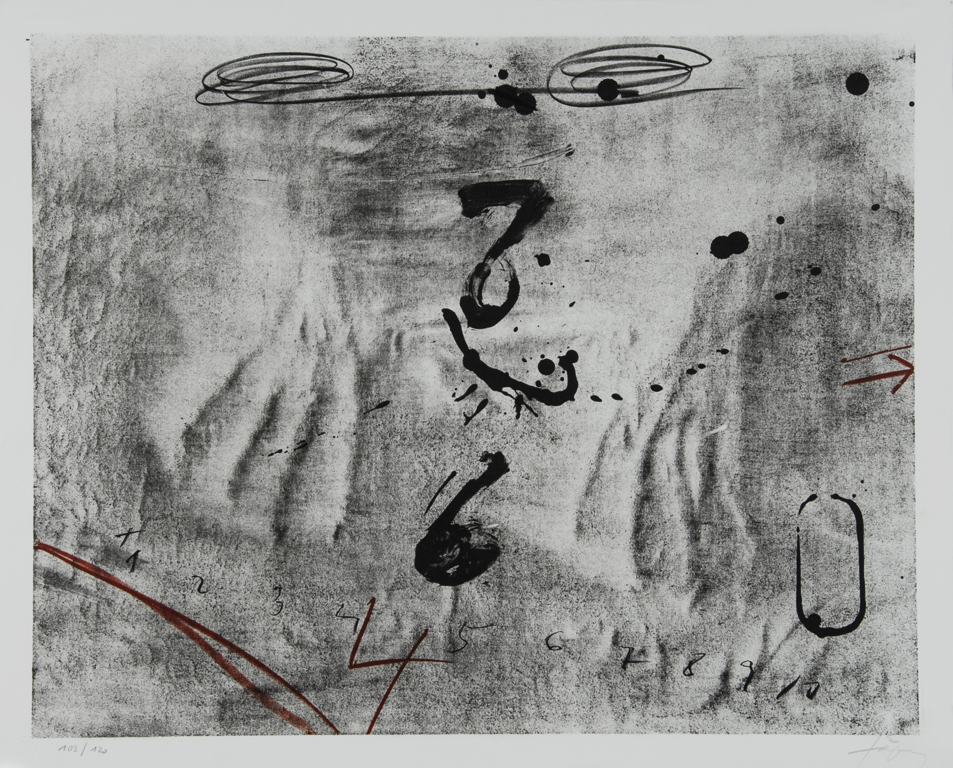 Antoni Tàpies, Empreintes de mains