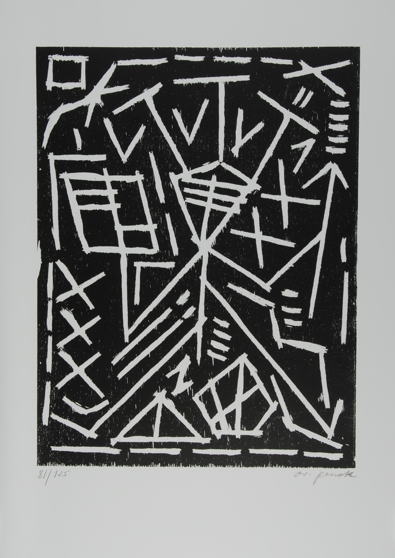 A.R. Penck, Untitled