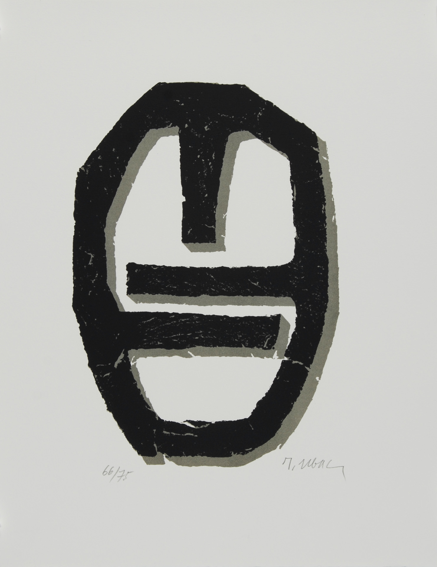 Raoul Ubac, 2 Blätter: Silex III, 1981; Sans titre
