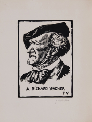 4 sheets: A Richard Wagner, 1891; A Th. Dostoiewski, 1891; A Ibsen, 1894; A Paul Verlaine