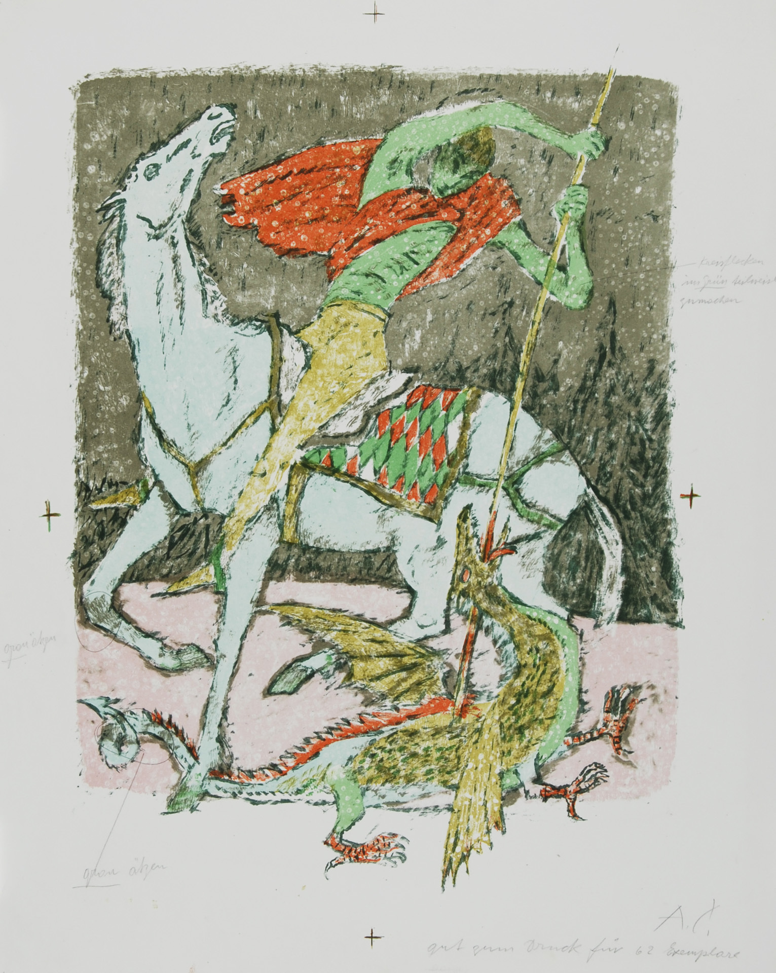 Alois Carigiet, Der heilige St. Georg