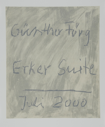 Mappe. Erker-Suite
