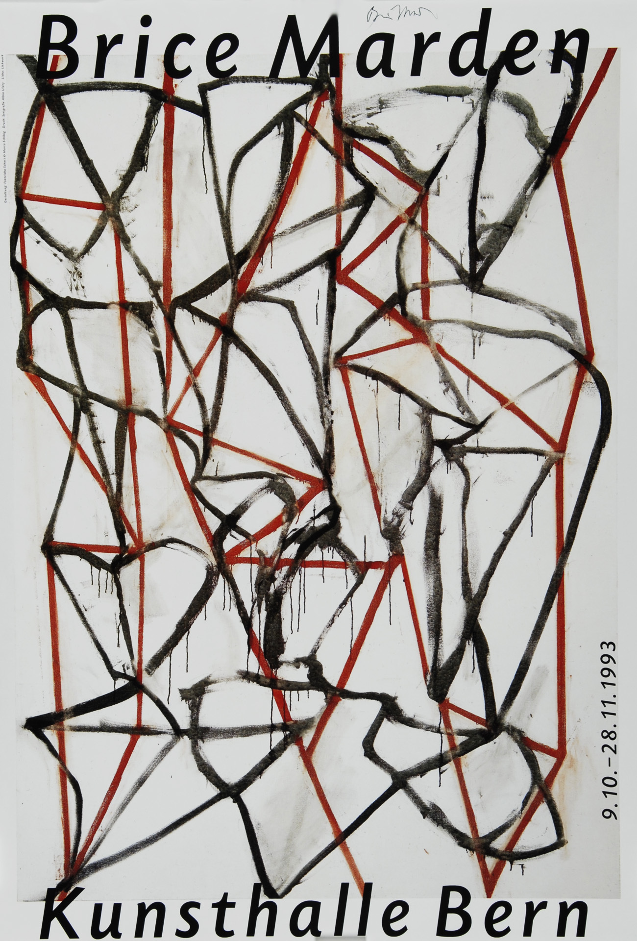 Ausstellungsplakate, 19 posters: M. Disler; D. Roth; Christo; R. Iseli; A. Aeppli; W. Marden; S. Chia; J. Kounellis  etc.