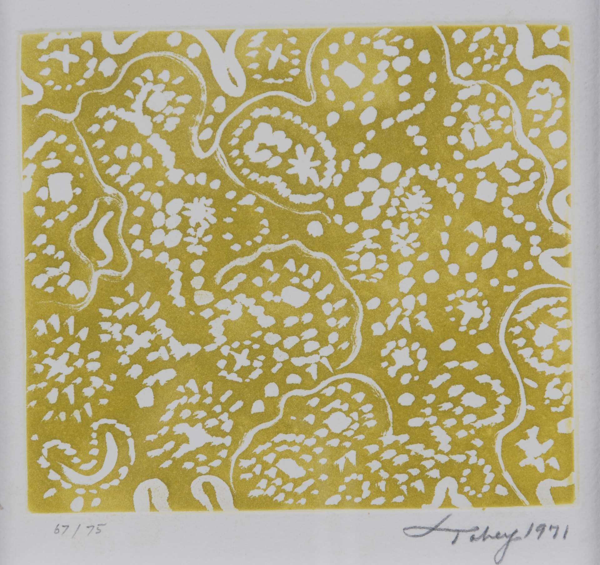 Mark Tobey, Sheet, from "Six Impromptus on Omar Khayyam"