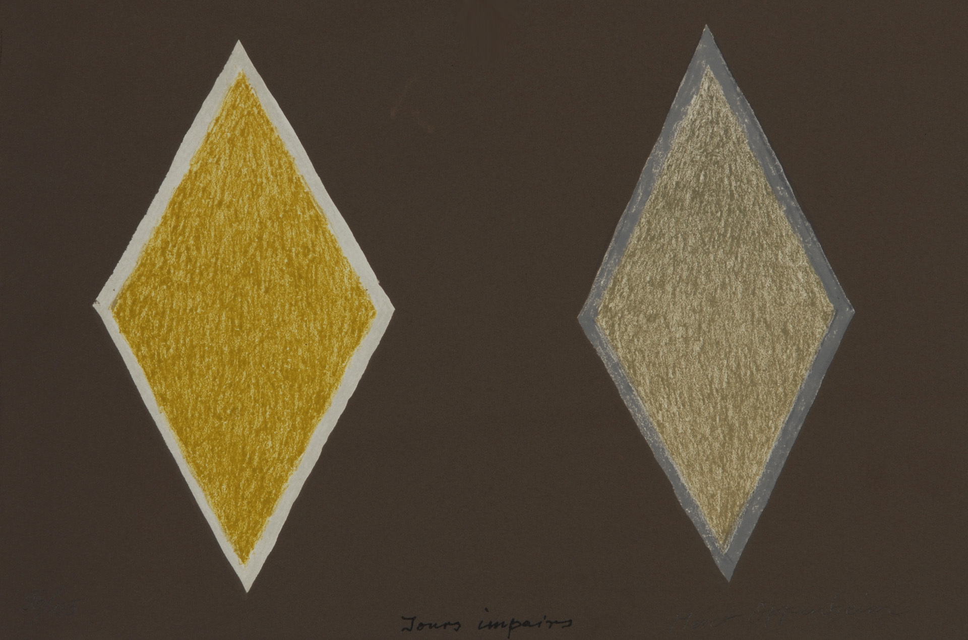 Meret Oppenheim, Ewiger Kalender, "gerade Tage", "ungerade Tage"