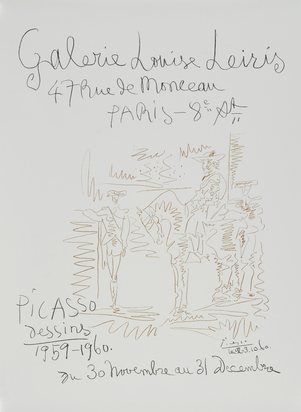 Poster. Galerie Louise Leiris, Dessins 1959-1960