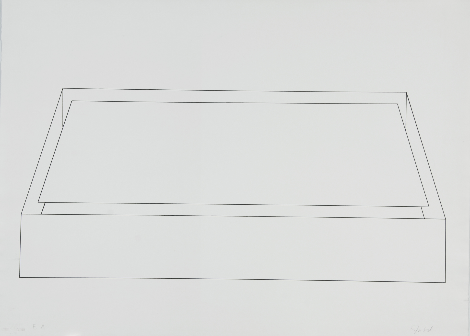 Donald Judd, Untitled, aus "Hommage à Picasso"