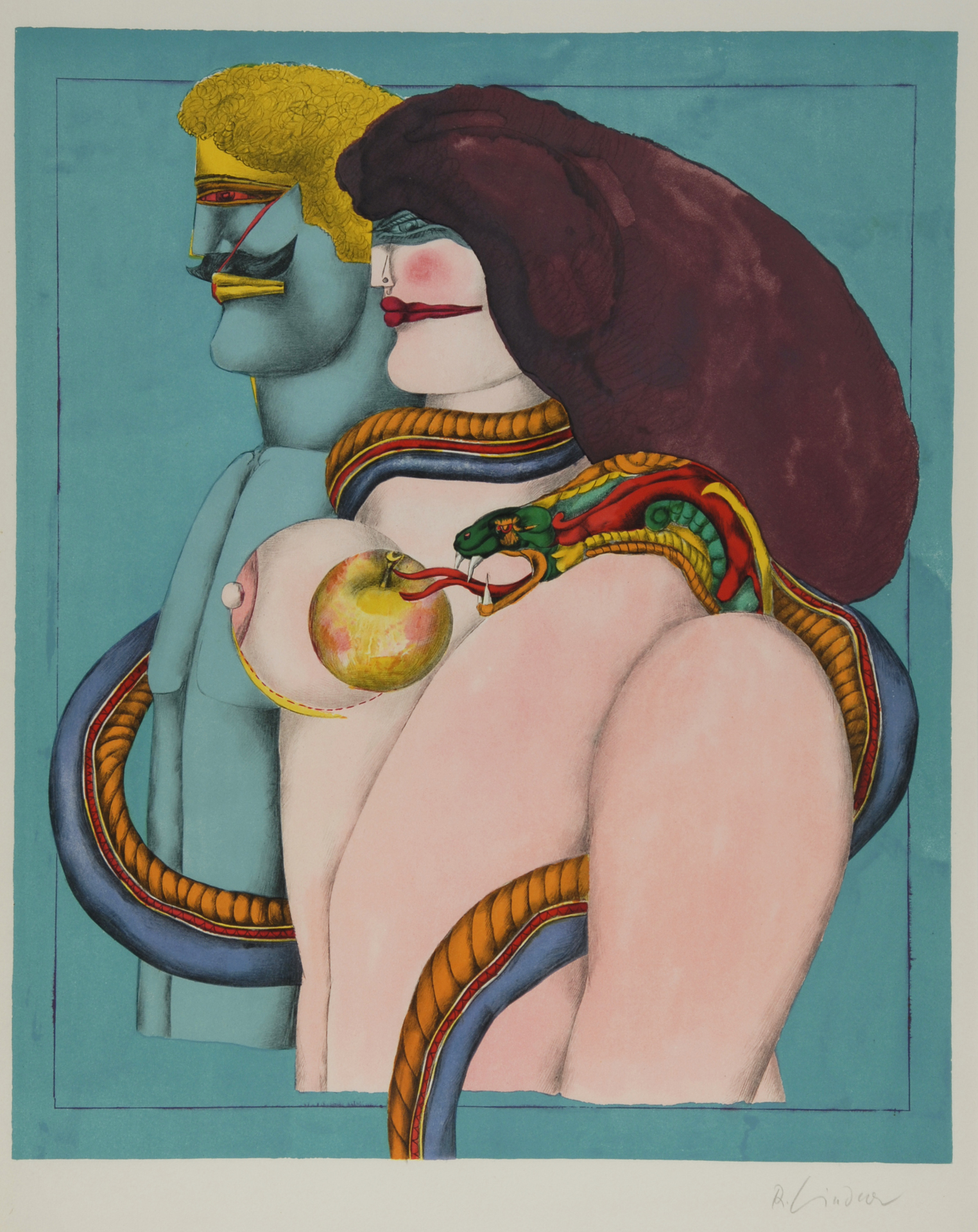 Richard Lindner, How it all Began, from "After Noon"