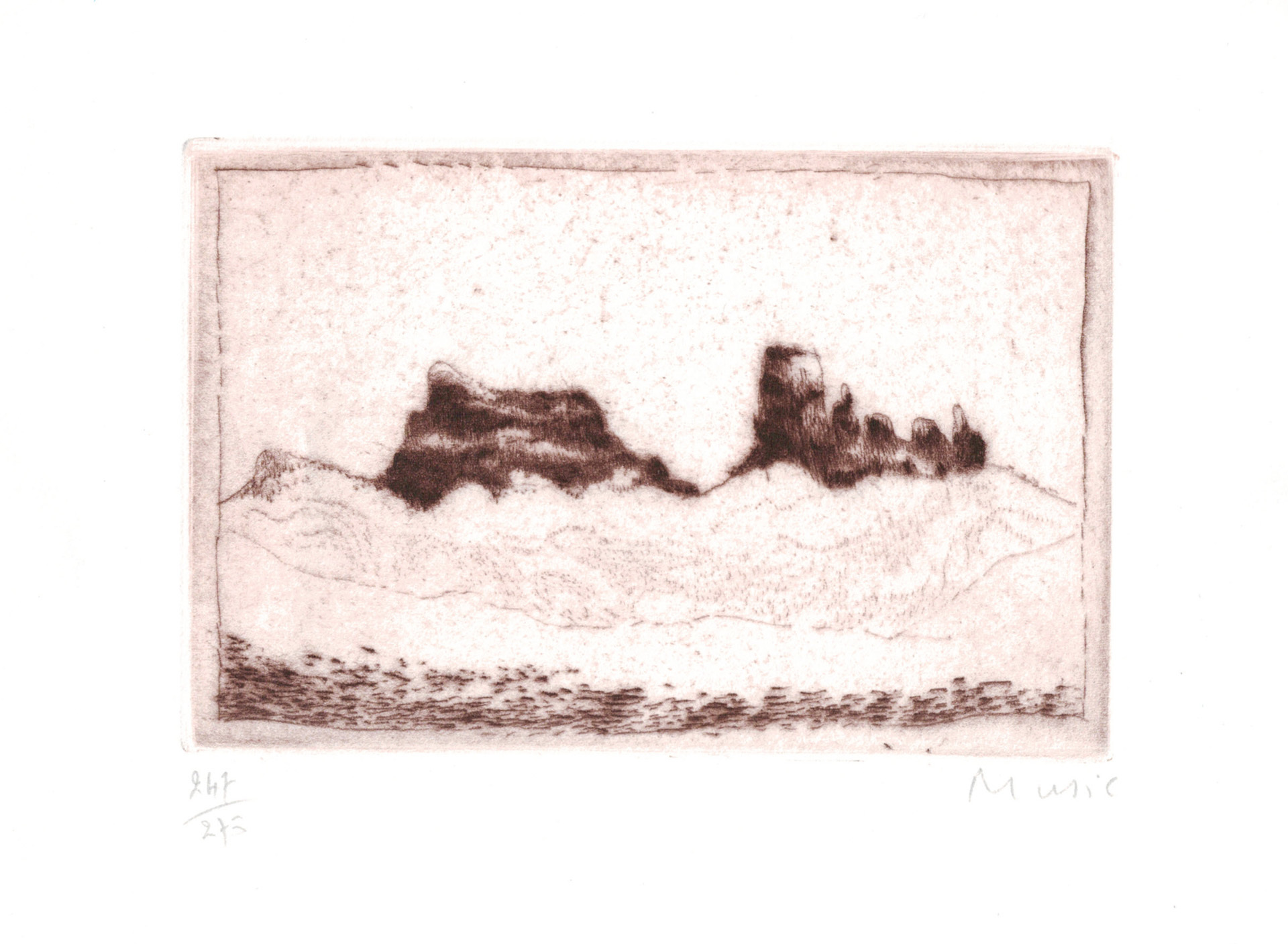 Zoran Music, Paysage
