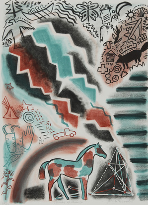 19 sheets: M. Barraud; R. Baumgartner; W.O. Leuenberger; R. Flück; M. Rosen; E. Haskova; R. Küenzi (2); J. Smith (2) etc..