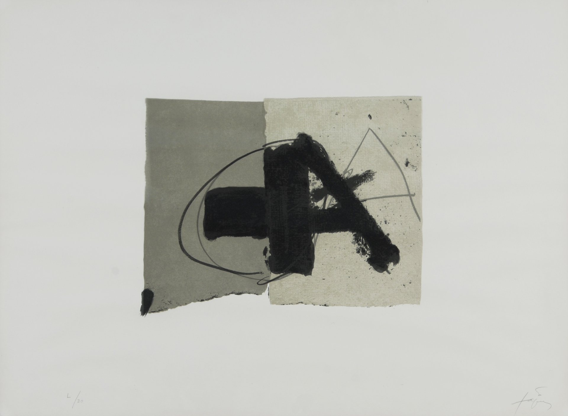 Antoni Tàpies, Blatt aus "Retornos de lo vivo lejano"