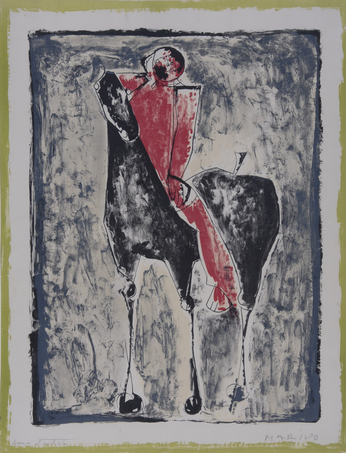 Marino Marini, Cavalier rouge