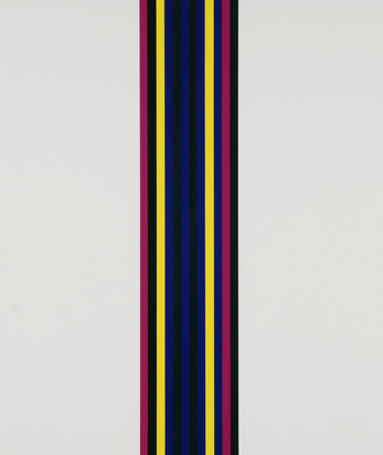 Durchdringung von vier Farbgruppen, from "Vertikalen"