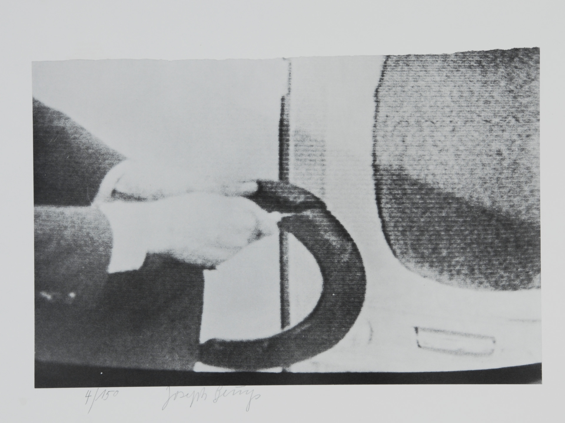 Joseph Beuys, Sheet from "Sitting in Front of Your TV"