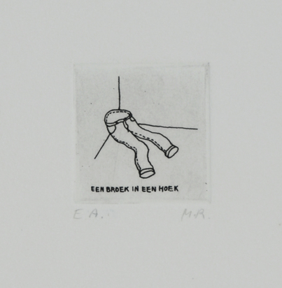 Een Broek in een Hoek, 1970, from "11 Schweizer"