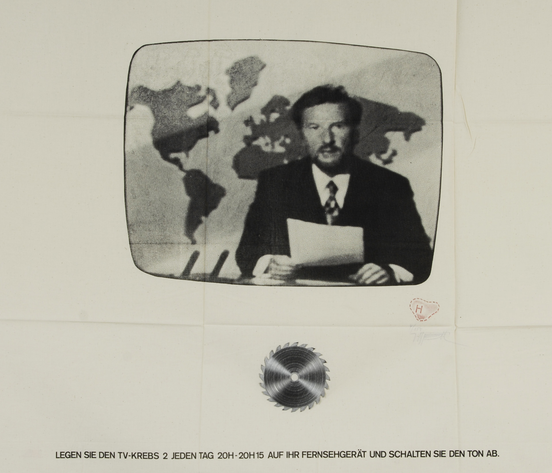 Wolf Vostell, TV-Krebs