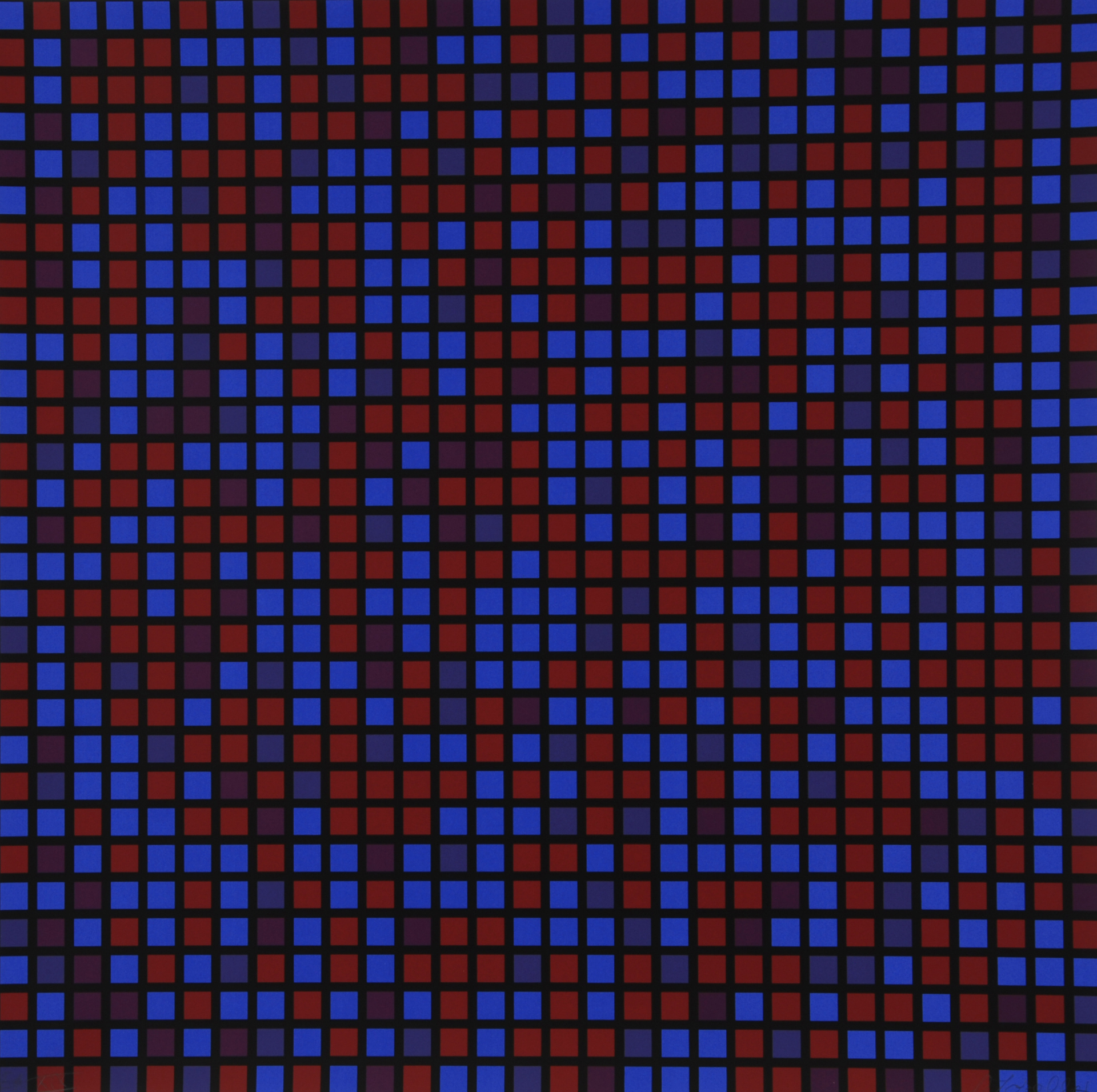 François Morellet, 3 sheets from "9 x 5 konkret"