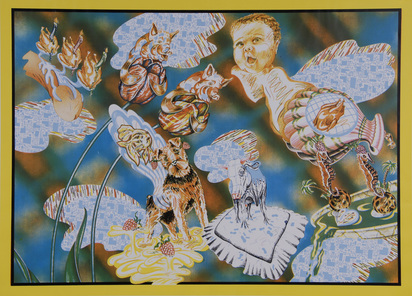 2 sheets: Die schönsten Erfindungen, 1970; Tanzbeinbesteck