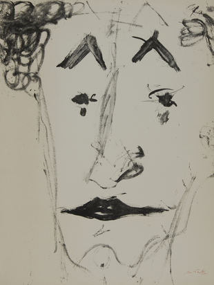 Folder. Hans Falk zeichnet Marcel Marceau