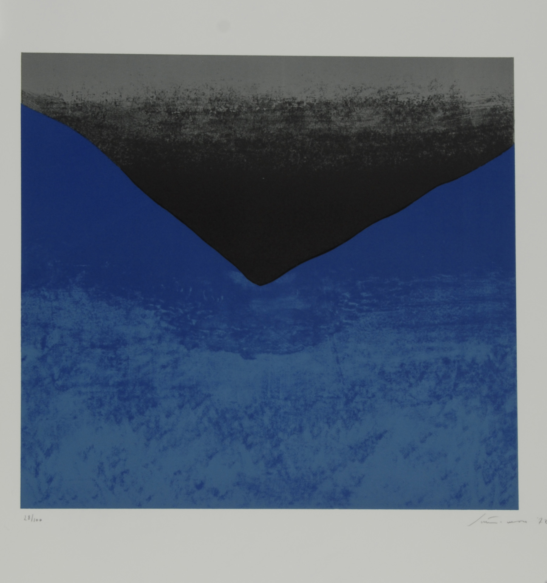 Giuseppe Santomaso, 2 sheets: Senza titolo, 1972; Fuori il giallo