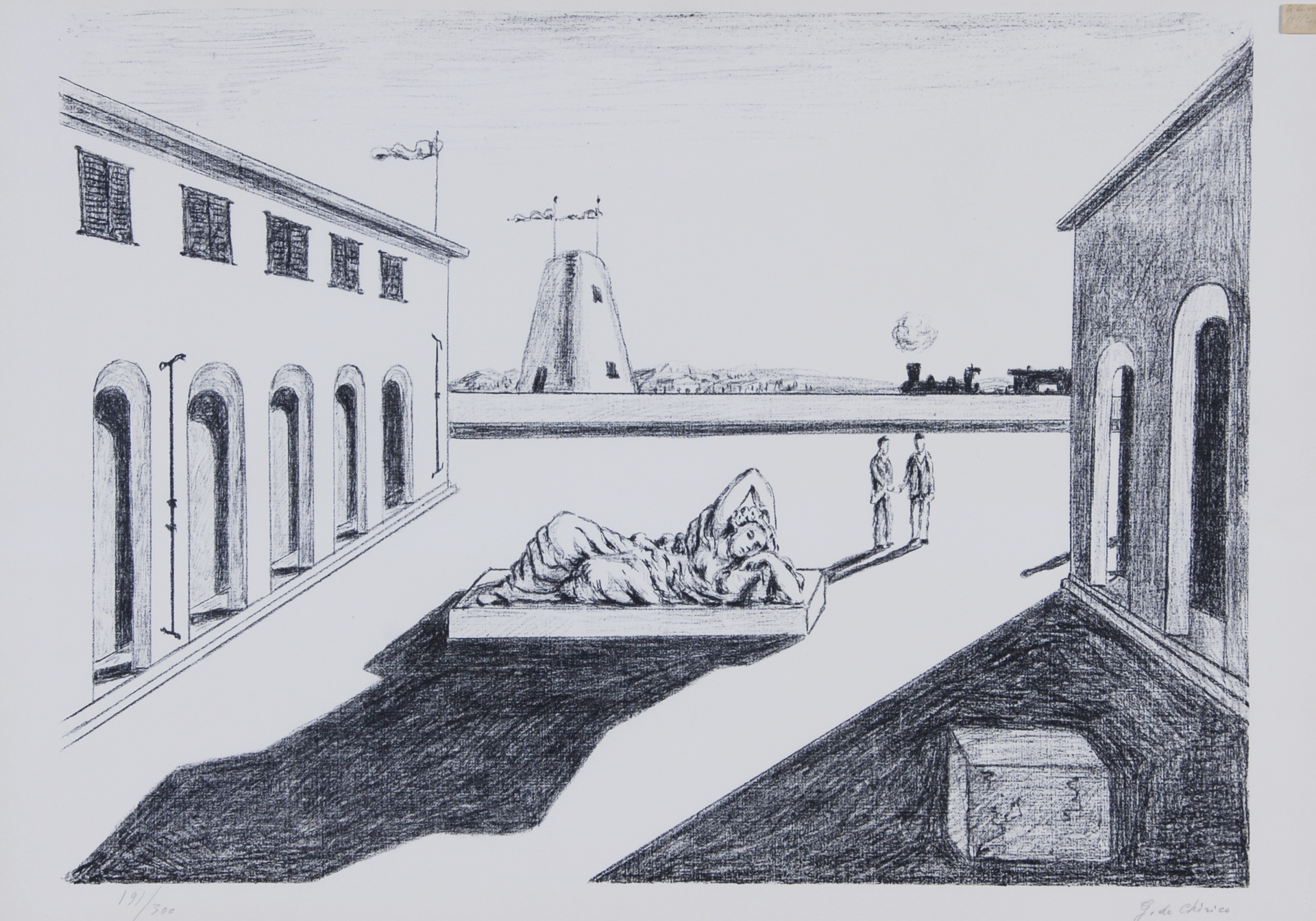 Giorgio de Chirico, Piazza d'Italia