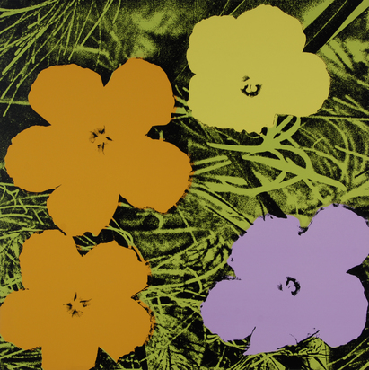 (after). 4 sheets from "Flowers"