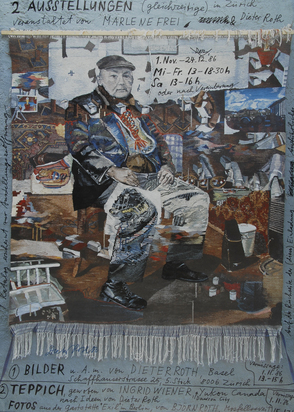 Poster. 2 Ausstellungen, Dieter Roth und Ingrid Wiener, Galerie und Edition Marlene Frei Zürich, 1. November - 24. December 1986