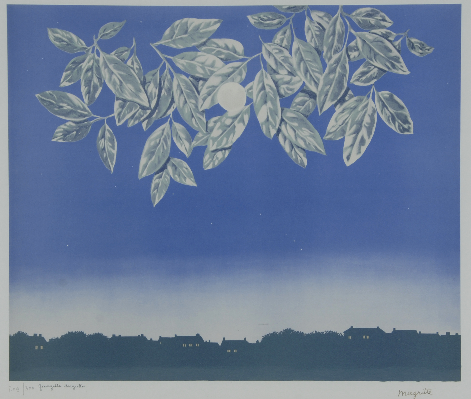 René Magritte, nach. Mondschein