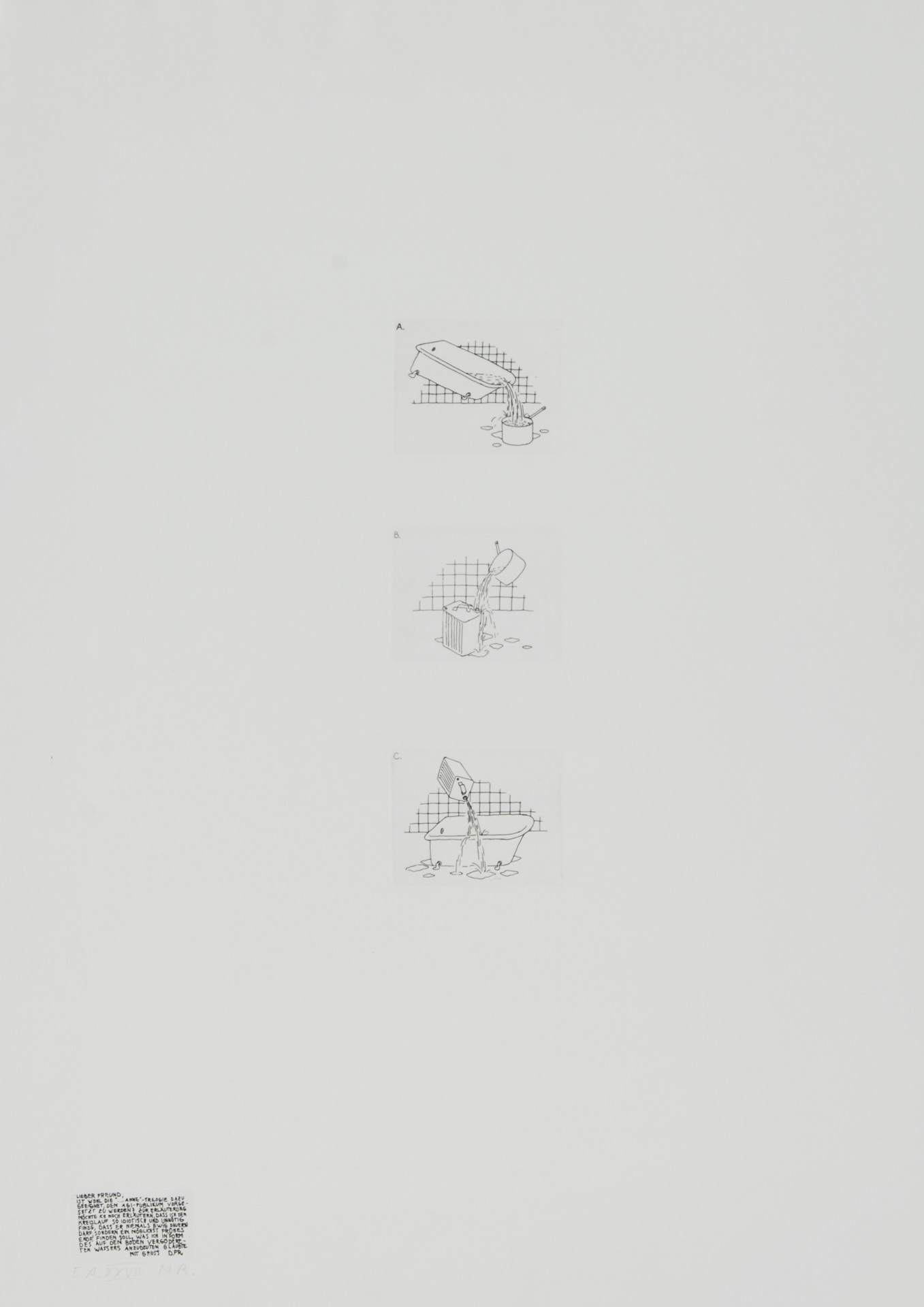 Markus Raetz, "...Anne-Trilogie"