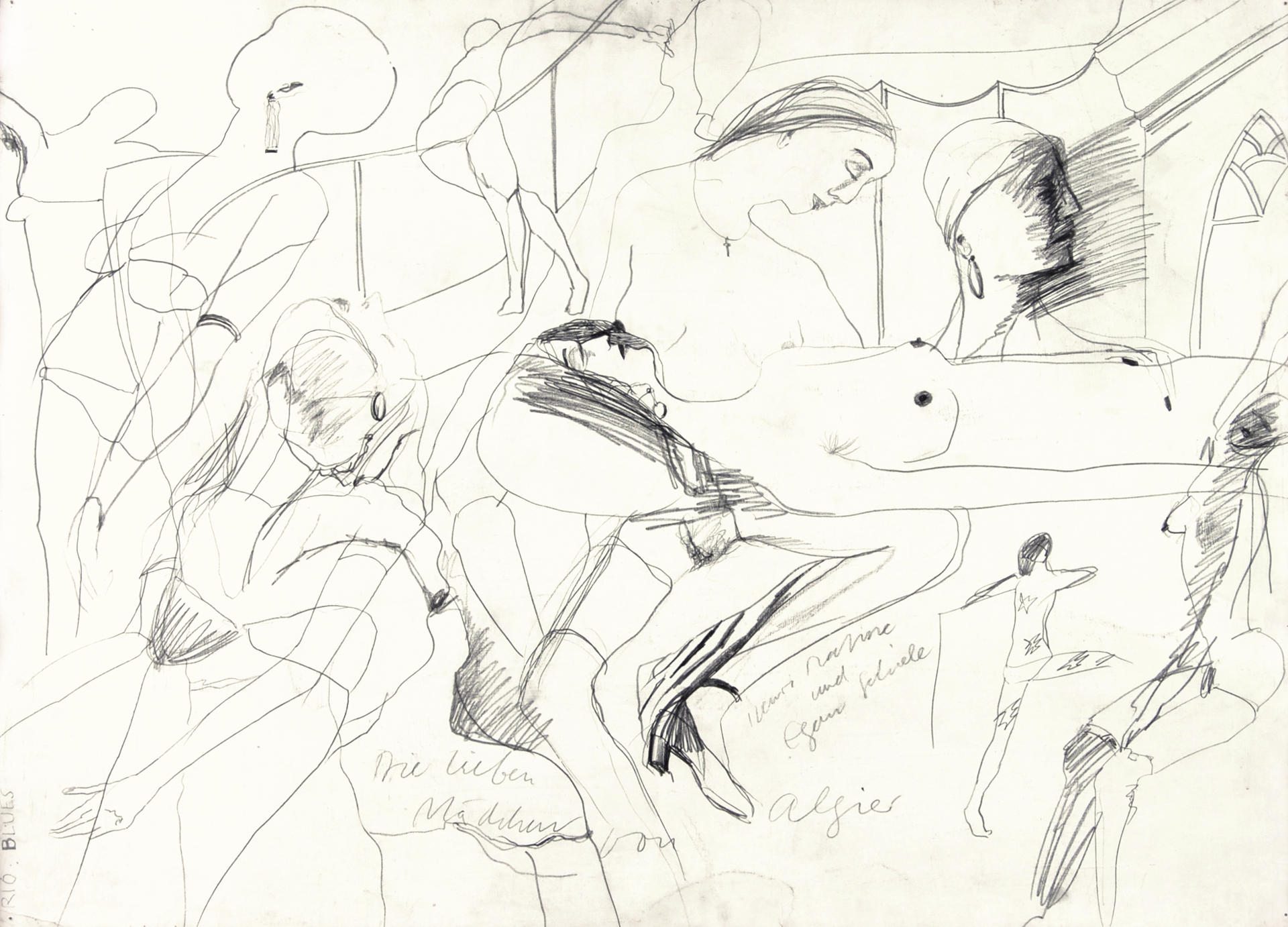 Heiner Kielholz, Rio Blues - Die lieben Mädchen von Algier - Henri Matisse und Egon Schiele