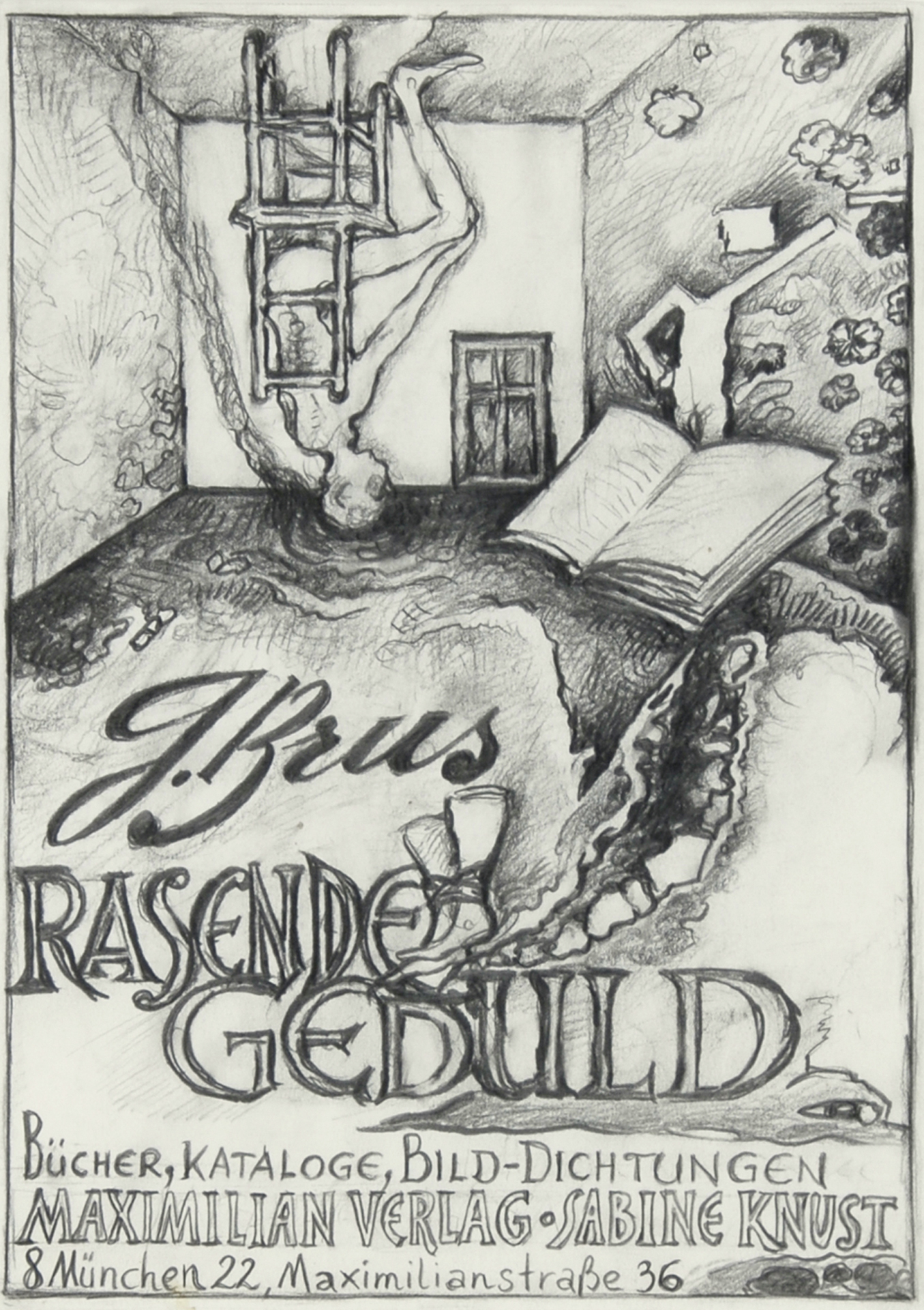Günter Brus, Rasende Geduld, 1980er Jahre