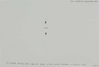 Two people coming from opposite parts..., from "Complicated (Stupid) Stories" 4