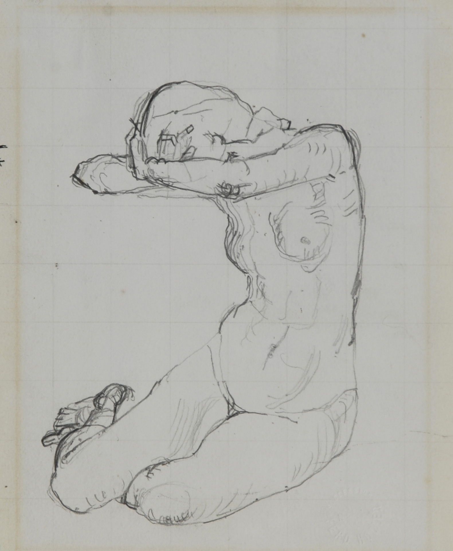 Ferdinand Hodler, Studie zu "Der Tag" (Zweite Figur von rechts)