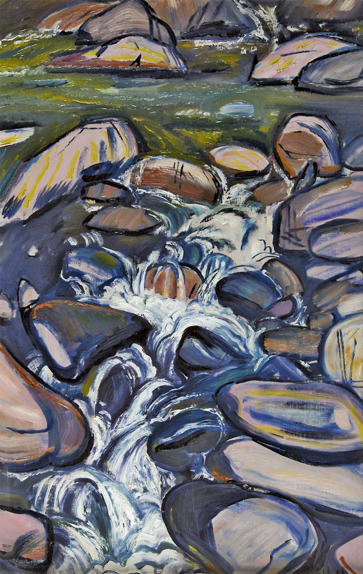 Hermann Huber, Mountain Stream