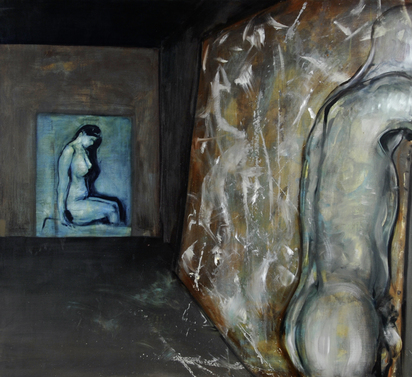 Ein Maler in seinem Atelier