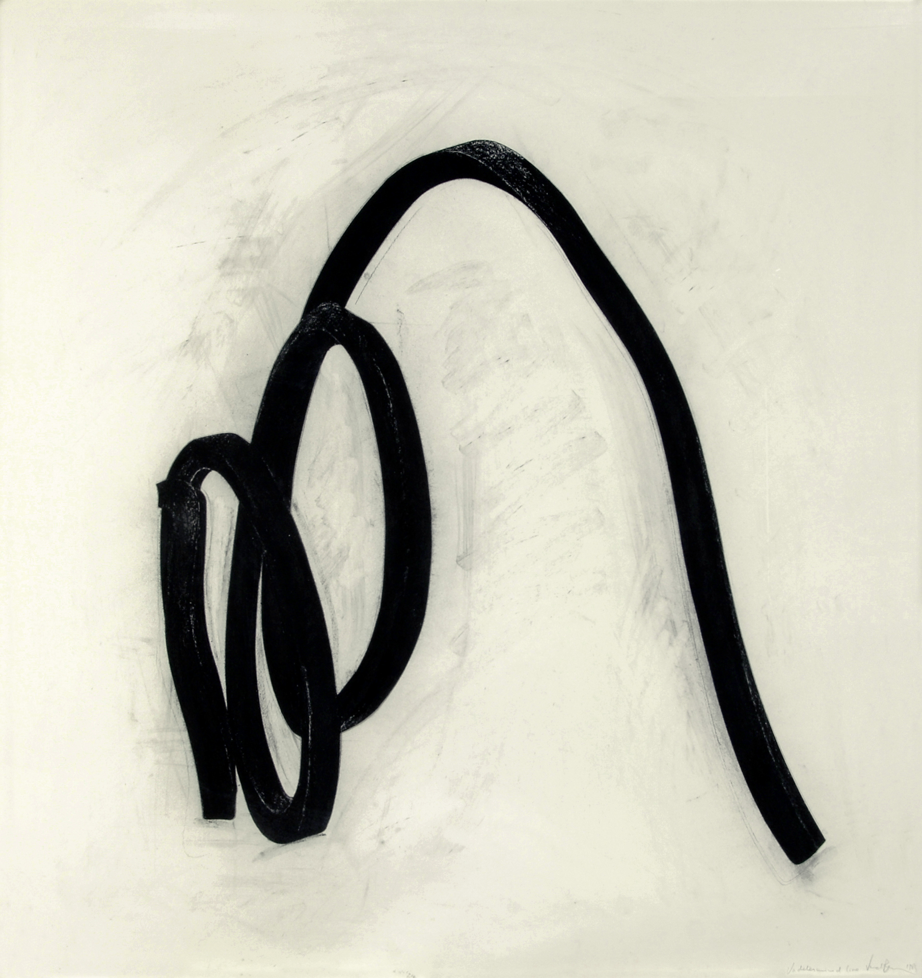 Bernar Venet, Undeterminated Line