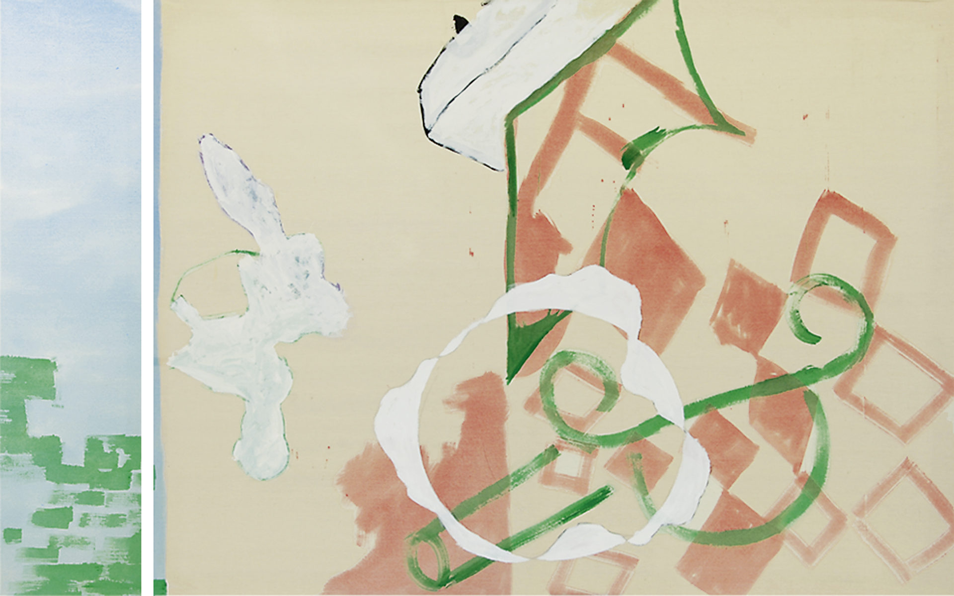 Rolf Winnewisser, Diptychon. Ohne Titel