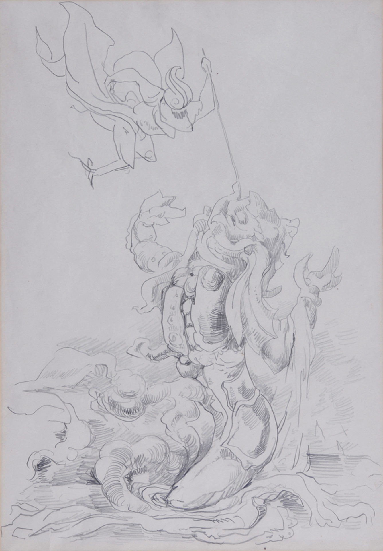 Kurt Seligmann, Studie zu Perseus und Andromeda
