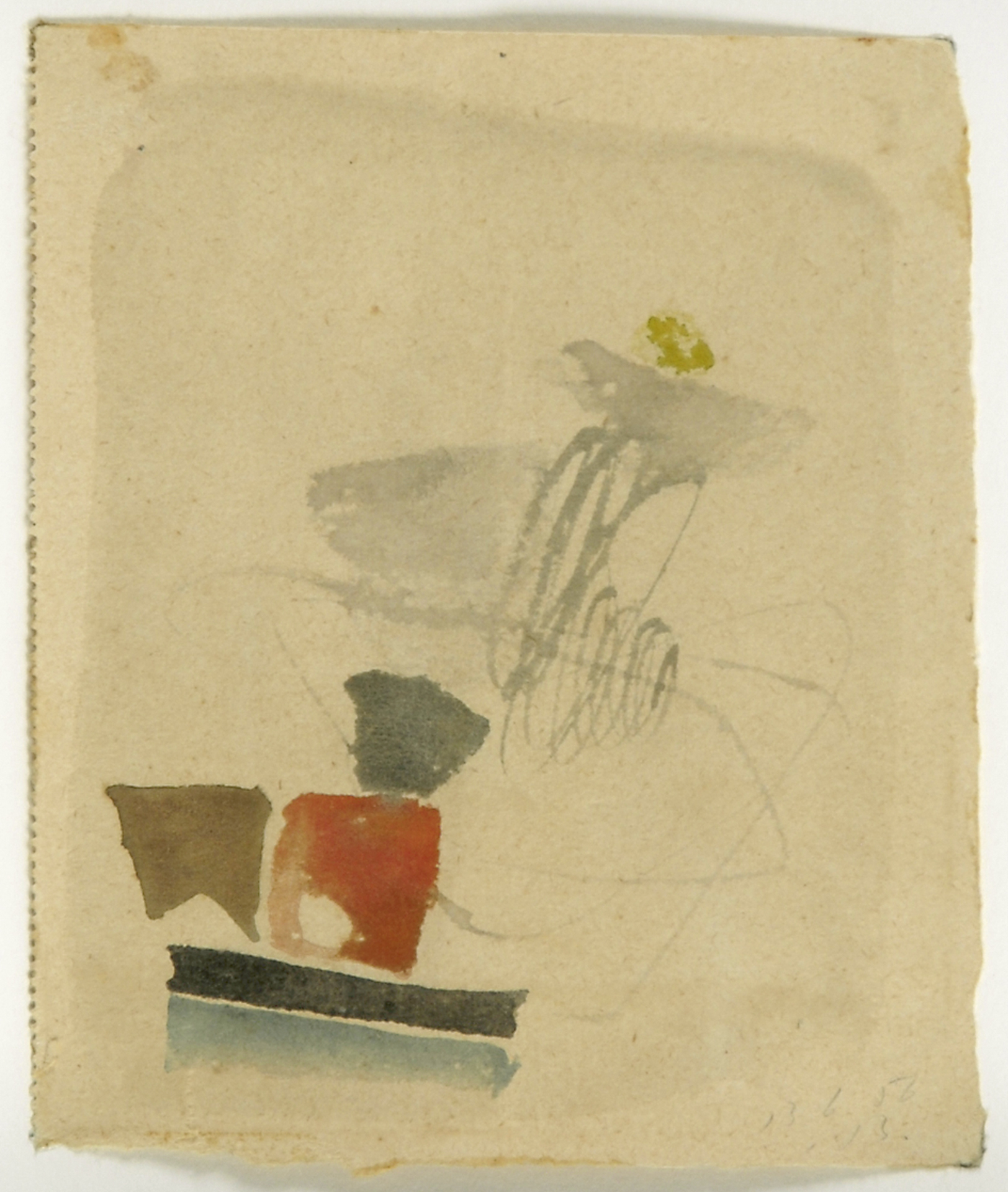 Julius Bissier, Komposition
