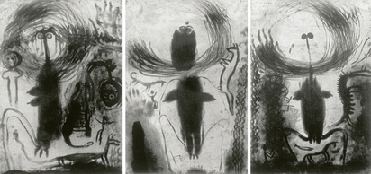 Triptych. Lesen in Staub - das genaue hinsehen