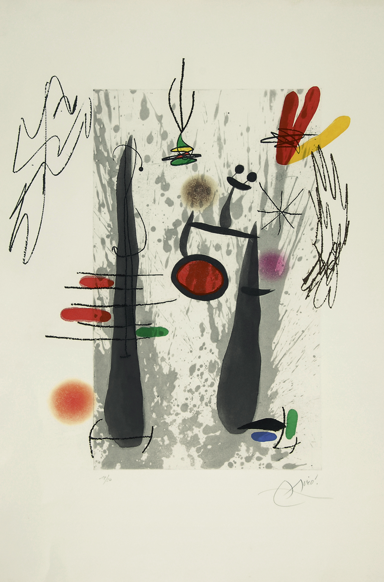 Joan Miró, La longue et l'évaporée