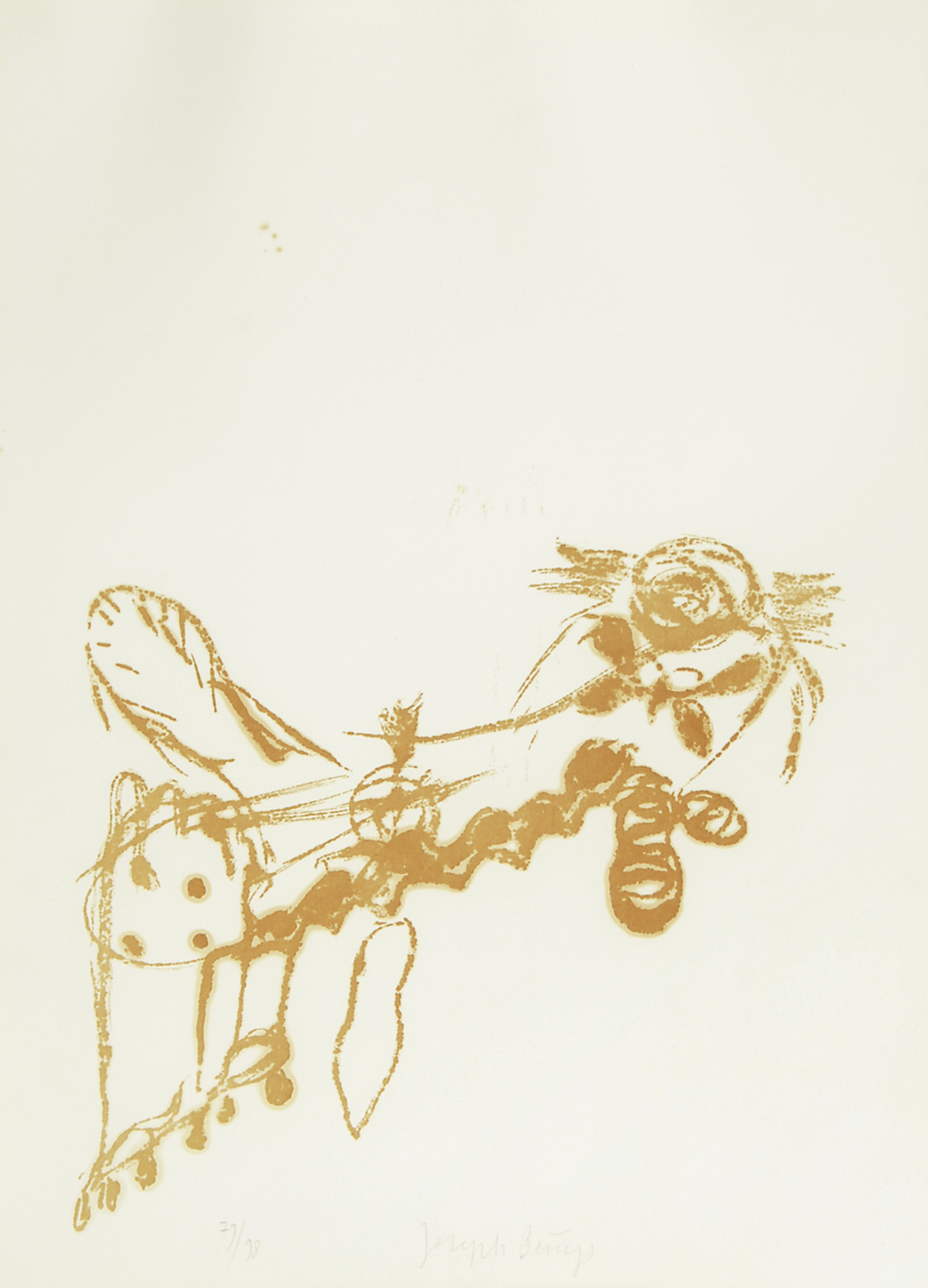 Joseph Beuys, O.T. (Bienenkönigin), aus "Spur I"