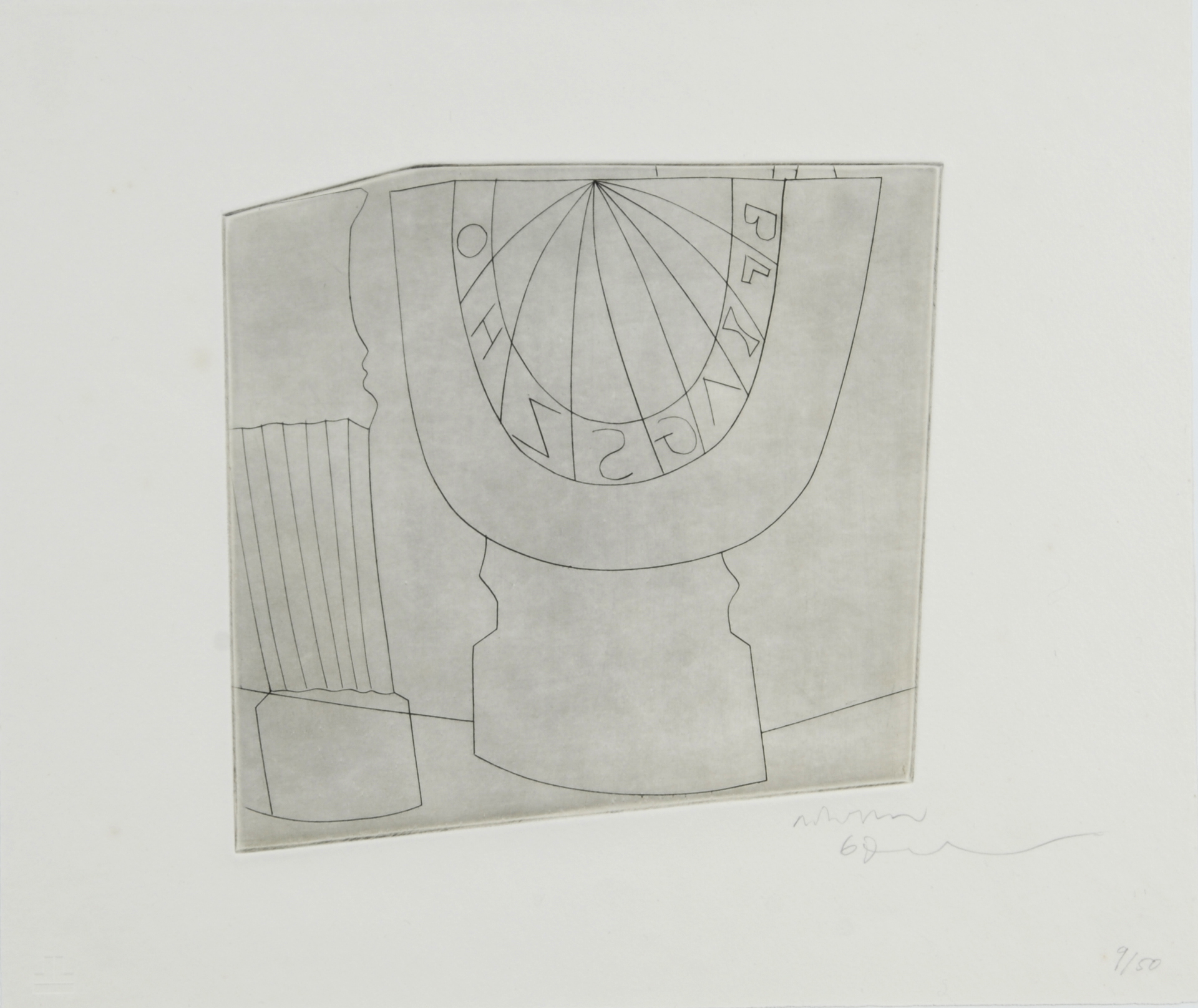 Ben Nicholson, Turkish Sundial and Column