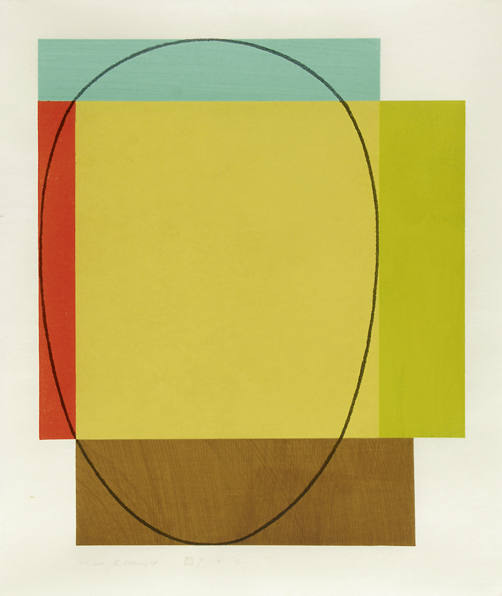 Robert Mangold, Five Color Frame