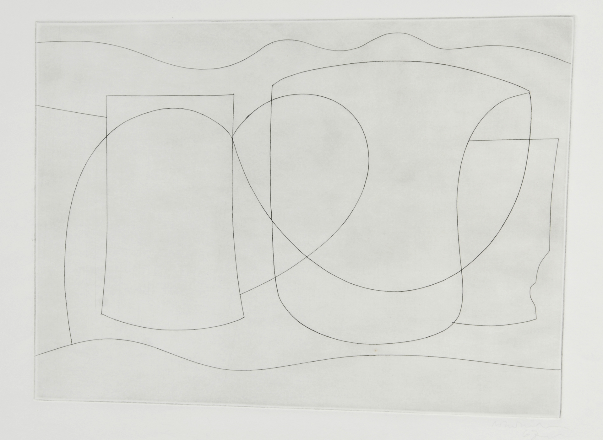 Ben Nicholson, Euboea (Horizontal Linear)