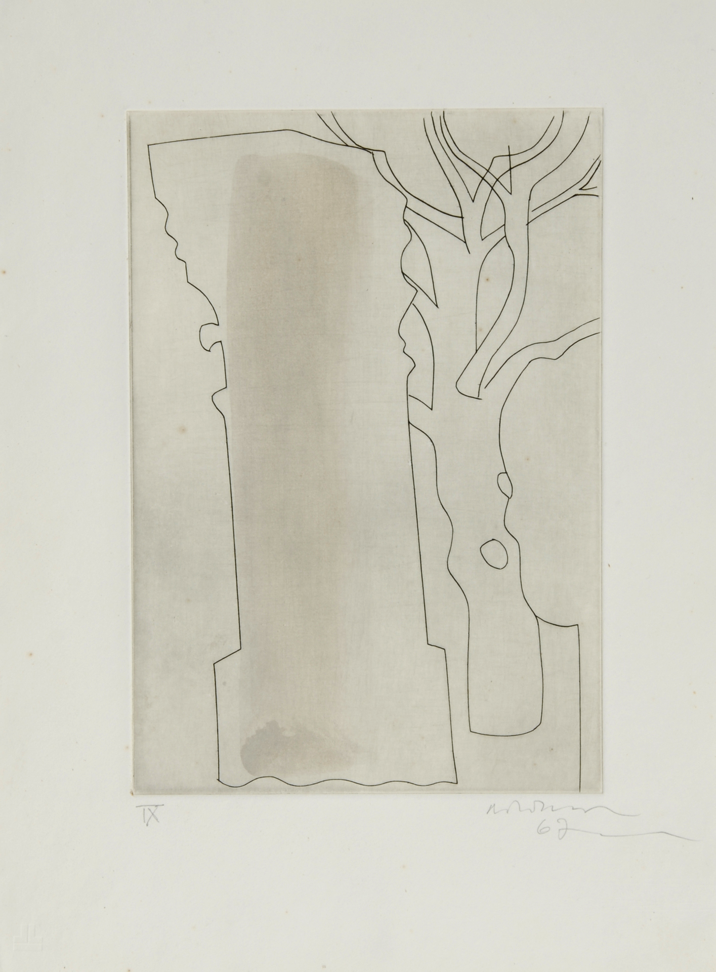 Ben Nicholson, Column and Tree